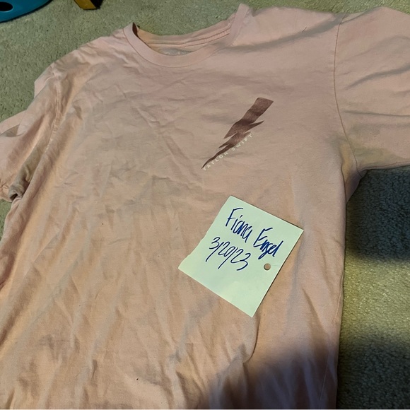 Taylor Swift Tops - Taylor Swift You Need To Calm Down Pink Lightning Tee 2019